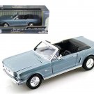 1964 1/2 Ford Mustang Convertible Light Blue 1/24 Diecast Model Car by Motormax 1964 1/2 Ford Mustang Convertible Light Blue 1/24 Diecast Model Car by Motormax