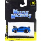 2013 Ford Mustang Boss 302 Light Blue Black Stripes 1/64 Diecast Muscle Machines 2013 Ford Mustang Boss 302 Light Blue Black Stripes 1/64 Diecast Muscle Machines