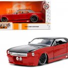 1965 Ford Mustang Custom Red Black Bigtime Muscle 1/24 Diecast by Jada