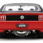 1965 Ford Mustang Custom Red Black Bigtime Muscle 1/24 Diecast by Jada