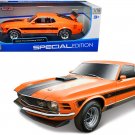 1970 Ford Mustang Mach 1 428 Twister Special Orange 1/18 Diecast by Maisto