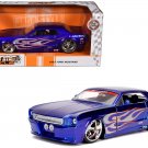 1965 Ford Mustang #5 L. John's Racing Candy Blue Bigtime Muscle 1/24 Diecast Jada