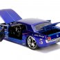 1965 Ford Mustang #5 L. John's Racing Candy Blue Bigtime Muscle 1/24 Diecast Jada