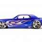 1965 Ford Mustang #5 L. John's Racing Candy Blue Bigtime Muscle 1/24 Diecast Jada