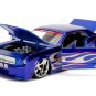 1965 Ford Mustang #5 L. John's Racing Candy Blue Bigtime Muscle 1/24 Diecast Jada
