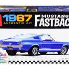 Skill 2 Model Kit 1967 Ford Mustang GT Fastback 1/25 Scale Model by AMT Skill 2 Model Kit 1967 Ford Mustang GT Fastback 1/25 Scale Model by AMT