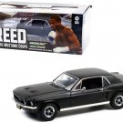 1967 Ford Mustang Coupe Adonis Creed Creed Movie Matte Black 1/18 Diecast Greenlight
