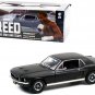 1967 Ford Mustang Coupe Adonis Creed Creed Movie Matte Black 1/18 Diecast Greenlight