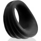 Hunky Junk Expander Slimmer Scoop Cockring - Black Fog