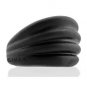 Hunky Junk Expander Slimmer Scoop Cockring - Black Fog