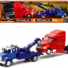 Peterbilt 335 Tow Truck & 387 Cab Set of 2 1/43 Diecast Models by New Ray