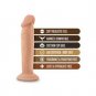 Blush Dr. Skin Dr. Small 6" Dildo - Vanilla