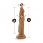 Blush Dr. Skin Realistic Cock Basic 7.5" - Mocha