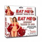 Hott Products Eat Me Gummy Thong & Bra Strawberry Edible Lingerie Set Hott Products Eat Me Gummy Thong & Bra Strawberry Edible Lingerie Set