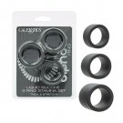 Alpha Liquid Silicone 3 Ring Stamina Set by CalExotics Alpha Liquid Silicone 3 Ring Stamina Set by CalExotics
