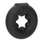 Alpha Liquid Silicone Beaded Optimum Ring - Black