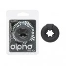 Alpha Liquid Silicone Beaded Optimum Ring - Black Alpha Liquid Silicone Beaded Optimum Ring - Black