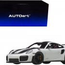 Porsche 911 991.2 GT2 RS Weissach White Carbon Stripes 1/18 Model Car by AUTOart