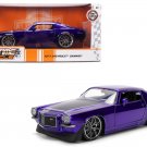 1971 Chevrolet Camaro Z/28 Purple Metallic Bigtime Muscle 1/24 Diecast Model Car by Jada 1971 Chevrolet Camaro Z/28 Purple Metallic Bigtime Muscle 1/24 Diecast Model Car by Jada
