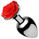 Red Rose Anal Plug- Medium Red Rose Anal Plug- Medium