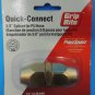 NEW Grip-Rite Quick-Connect 3/8" Brass Polyurethane Hose Splicer GRRPU38PLC NIP