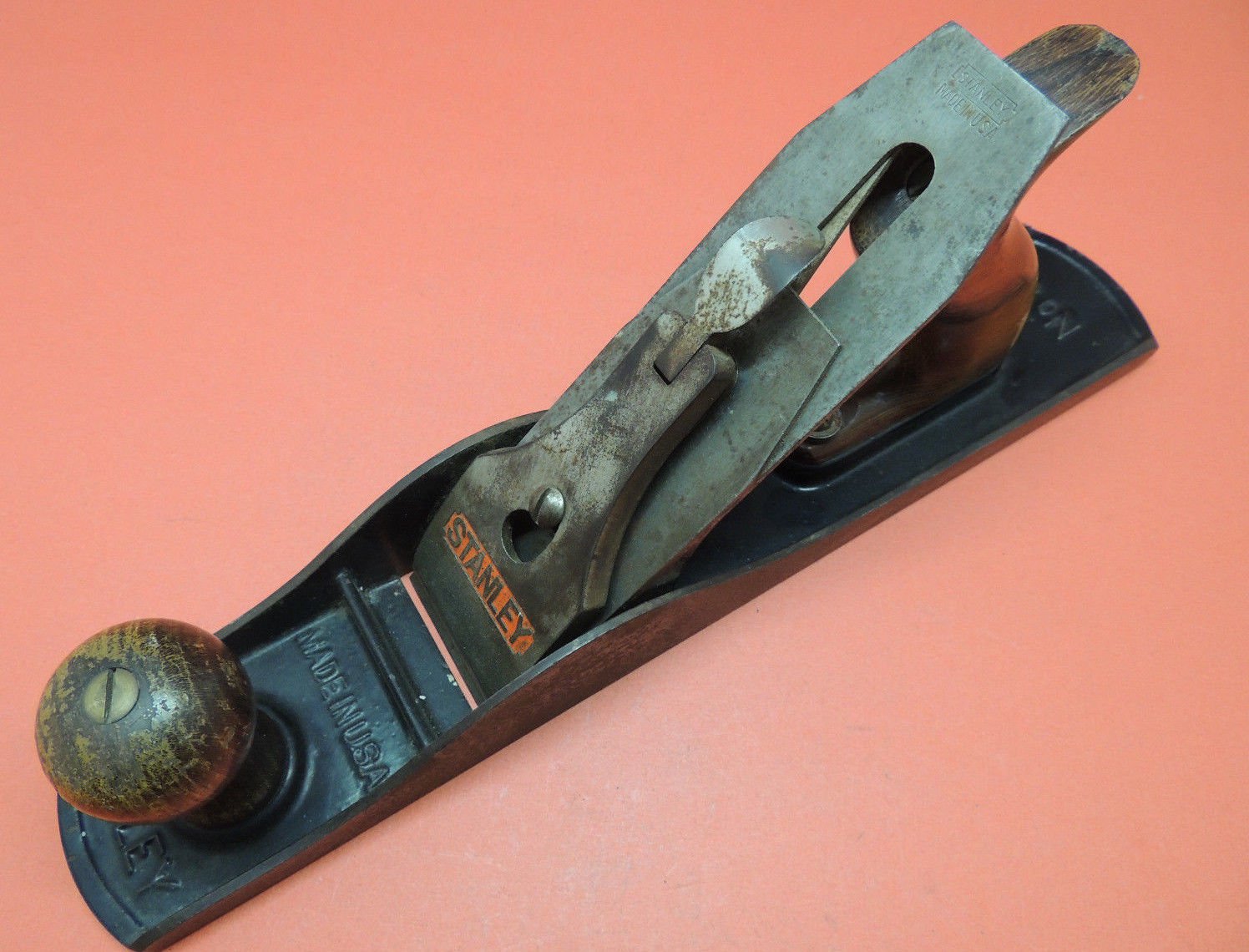 Vintage Stanley Bailey Corrugated No # 5 Wood Plane Planer USA