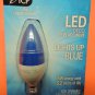 TCP BLUE LED Torpedo Deco Chandalier 5w = 40w Light Bulb RLDCT5WWBL Candelabra