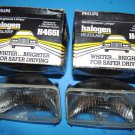 Philips H4651 4651 High Beam Rectangular Clear Halogen Headlamp Headlight 2 each