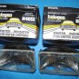 Philips H4651 4651 High Beam Rectangular Clear Halogen Headlamp Headlight 2 each