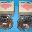 NEW Wagner 4421 Clear Sealed Beam 13v 100w Round OFF Road Headlight 2 ea NIB USA