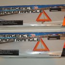 NEW Auto Truck Emergency Reflective Road Safety Triangle Sign  2 ea USA