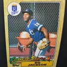 1987 # 170 Topps Bo Jackson Kansas City Royals Rookie Baseball Card