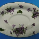 Hammersley Victorian Violets Countryside 8" Oval Saucer Plate Fine Bone China