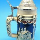 Beautiful Vintage Luchow’s Ceramic Beer Stein Western Germany  ‘Auf Der Alm’