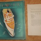 Vintage Yachts Fortune Magazine & Fortune's Extra Wheel Supplement July 1937