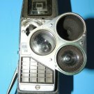Vintage 8MM MOVIE CAMERA BELL & HOWELL ELECTRIC EYE WITH TRIPPLE 3 LENS TURRET