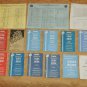 Vintage Automotive Curtis Key Code Books Cutter 15 Baxter Charts Locksmith Info