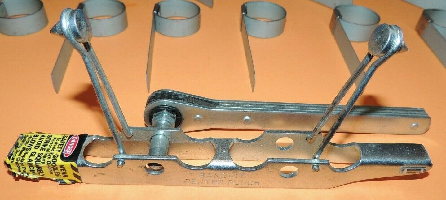 BANDIT Center Punch Tool S03869 for 3/8" 5/8" Clamps & 14 Center Punch