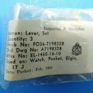 Genuine Vintage Elgin 17J Military Pocket Watch Lever Set Parts 1950 NIP USA