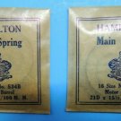 Genuine Hamilton Resilient Watch Mainspring 534B 16s  Watchmaker Parts 2 ea USA
