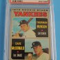 1970 Topps Baseball Yankees Rookies Thurman Munson McDonald #189 PSA 6 EX-MT