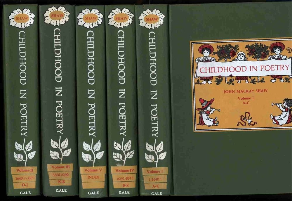 CHILDHOOD IN POETRY A CATALOGUE, WITH BIOGRAPHICAL AND