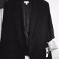 BLAZER JACKET BLACK 22W NEW STRIPED LINED SLEEVES MERONA FAUX POLY,RAYON,SPANDEX