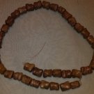 Brown Zebra Jasper Dog Bone Beads  - 15" Strand - Free FAST Shipping - 8400227