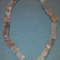 Redline Marble Flat Rectangle Beads - 15" Strand - Free FAST Shipping - 8400226