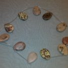 Lepidolite Flat Cut Fancy Teardrops - 16" Strand - Free FAST Shipping - 8400215