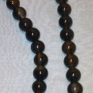 Black Agate Round 10-11mm Beads - 16" Strand  - Free FAST Shipping - 8400203