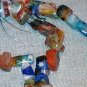 Millefiori Chips - Multi Colored - 34" Strand - Free FAST Shipping - 8400197
