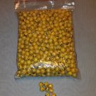 Yellow + Black Acrylic Beads - 800 beads - 6mm - Free FAST Shipping - 8400194