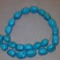 Turquoise - medium to large nuggets - 15" Strand - Free FAST Shipping - 8400190